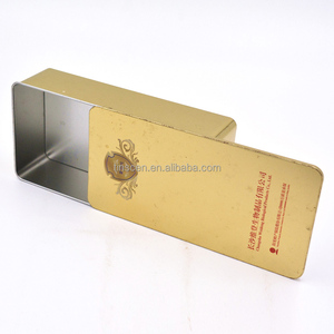 Caja de hojalata <span class=keywords><strong>rectangular</strong></span> para productos de salud, tapa deslizante grande - Product Image 4