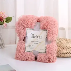 Couverture de luxe Super doux, en peluche PV, couverture de canapé en peluche à 2 plis, taille personnalisée