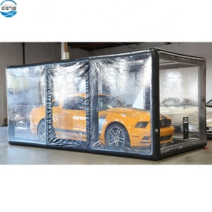 Stand <span class=keywords><strong>de</strong></span> <span class=keywords><strong>peinture</strong></span> intérieure en PVC pour garage, bulle <span class=keywords><strong>gonflable</strong></span> transparente, anti-poussière, 1 pièce - Product Image 3