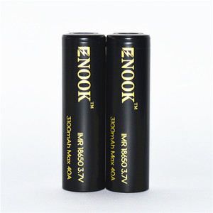 (<span class=keywords><strong>Moins</strong></span> <span class=keywords><strong>cher</strong></span> prix) <span class=keywords><strong>au</strong></span> lithium batterie haute capacité Enook 18650 3100 mah 40A haute vidange batterie avec bouton en haut - Product Image 2