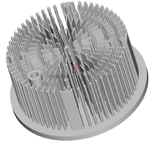 High grade low price cold forged aluminum pin fin heatsink