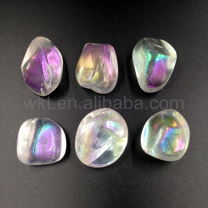 Ángel Aura de WT-G142 de cuarzo pulido, piedra de ópalo, cristal de curación, <span class=keywords><strong>Reiki</strong></span>, meditación, Ángel, cuarzo - Product Image 2
