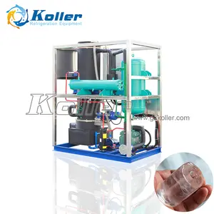 Prix de la machine à glaçons tubulaires Koller 1 tonne/jour TV10 petite taille États-Unis - Product Image 1
