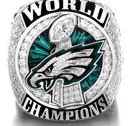 Nhẫn Bóng Chày Mới Nhất 2018 Nhẫn Bóng Đá Nhẫn Giải Vô Địch Quốc Gia Philadelphia Eagles