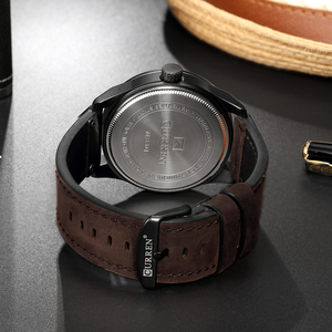 Montres de sport pour hommes de marque supérieure Bracelet en cuir Mode affaires Date Horloge Quartz Analogique Luxe Curren 8301 <span class=keywords><strong>Montre</strong></span> <span class=keywords><strong>homme</strong></span> Nouveau - Product Image 5