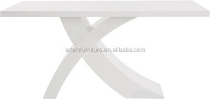 Bộ Bàn Ăn Hiện Đại Kiểu Ý MDF Độ Bóng Cao Nối Dài Hình Bướm Bộ Phòng Ăn - Product Image 5