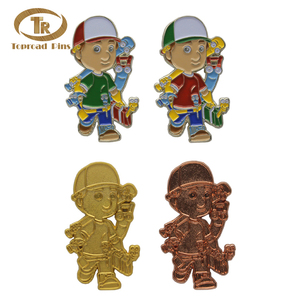 Personnalisé frappé nickel doux émail couleur rempli épinglettes en métal - Product Image 4