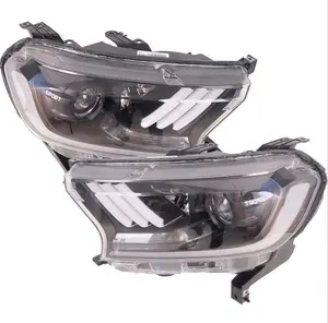 4X4 LE-STAR ไฟโปรเจกเตอร์ LED ไฟหน้า6000K ชิปขาวสูง/ต่ำสำหรับ2014 + สำหรับ <span class=keywords><strong>Ford</strong></span> Ranger <span class=keywords><strong>Mustang</strong></span> ของแท้ - Product Image 1