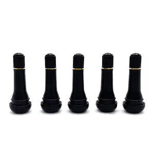 Le dimensioni nere della gomma di Short degli steli a scatto di alluminio <span class=keywords><strong>Tr</strong></span> 413 si schiaccano nella valvola Tr413 della gomma Tubeless con la gomma naturale di Epdm di alta qualità - Product Image 4