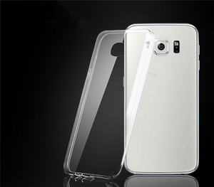 super sottile di cristallo chiaro caso tpu per <span class=keywords><strong>samsung</strong></span> <span class=keywords><strong>galaxy</strong></span> <span class=keywords><strong>s6</strong></span> bordo ultra sottile morbido <span class=keywords><strong>cover</strong></span> posterioreper <span class=keywords><strong>galaxy</strong></span> <span class=keywords><strong>s6</strong></span> bordo - Product Image 1