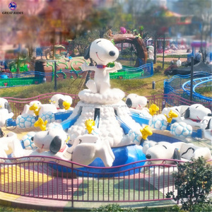 Phong cách mới vui chơi giải trí công viên thu hút snoopy chủ đề tự điều khiển máy bay rides cho trẻ em - Product Image 6