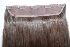 remy clip en pelo <span class=keywords><strong>supremo</strong></span> una pieza 150g pelo humano indio - Product Image 1