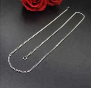 Vente en gros d'usine nouveaux accessoires de mode en acier inoxydable pour femmes, collier de chaîne à baguettes bijoux SSCN--041 - Product Image 4