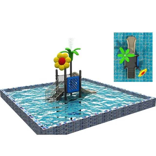 Guangzhou Manufacturer Swimming Pool Mini Children Small Water Slide Toy For Sale