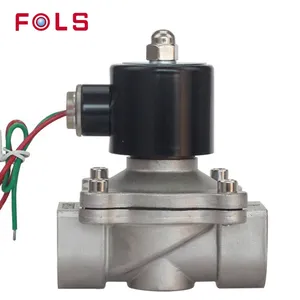 12V 24V 220V 1/2 2 inch 2W electric water solenoid valve magnetic for air gas