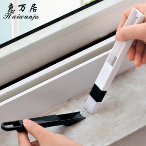 Mini brosse de nettoyage pour rail de stores, brosse de nettoyage pour les crevasses, pour clavier et <span class=keywords><strong>cheminée</strong></span>, pelle à poussière incluse - Product Image 3