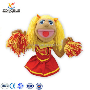 Bella di disegno peluche per bambini puppet theater giocattoli carino morbido a buon mercato peluche burattino bambola - Product Image 5