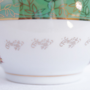 Bols en céramique de style classique de 6 pouces de haute qualité faits à la main Technique de riz doré écologique personnalisée pour les fêtes <span class=keywords><strong>Ramen</strong></span> Green - Product Image 4