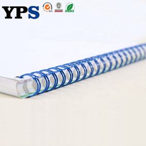 A4 chiều dài <span class=keywords><strong>3</strong></span> 1 Pitch pre-cut Twin Vòng Kim Loại Dây cuộn dây pre-cut đôi vòng dây O ràng buộc màu sắc khác nhau sắt văn phòng trường - Product Image 6