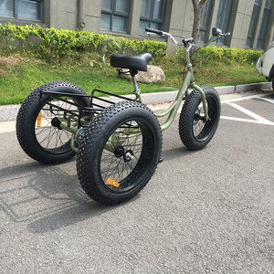 Gros Tricycle Adulte 20 "* 4.0" <span class=keywords><strong>Cargo</strong></span> <span class=keywords><strong>Vélo</strong></span> Roues De <span class=keywords><strong>Vélo</strong></span> Pas Cher <span class=keywords><strong>Vélo</strong></span> De Plage - Product Image 4