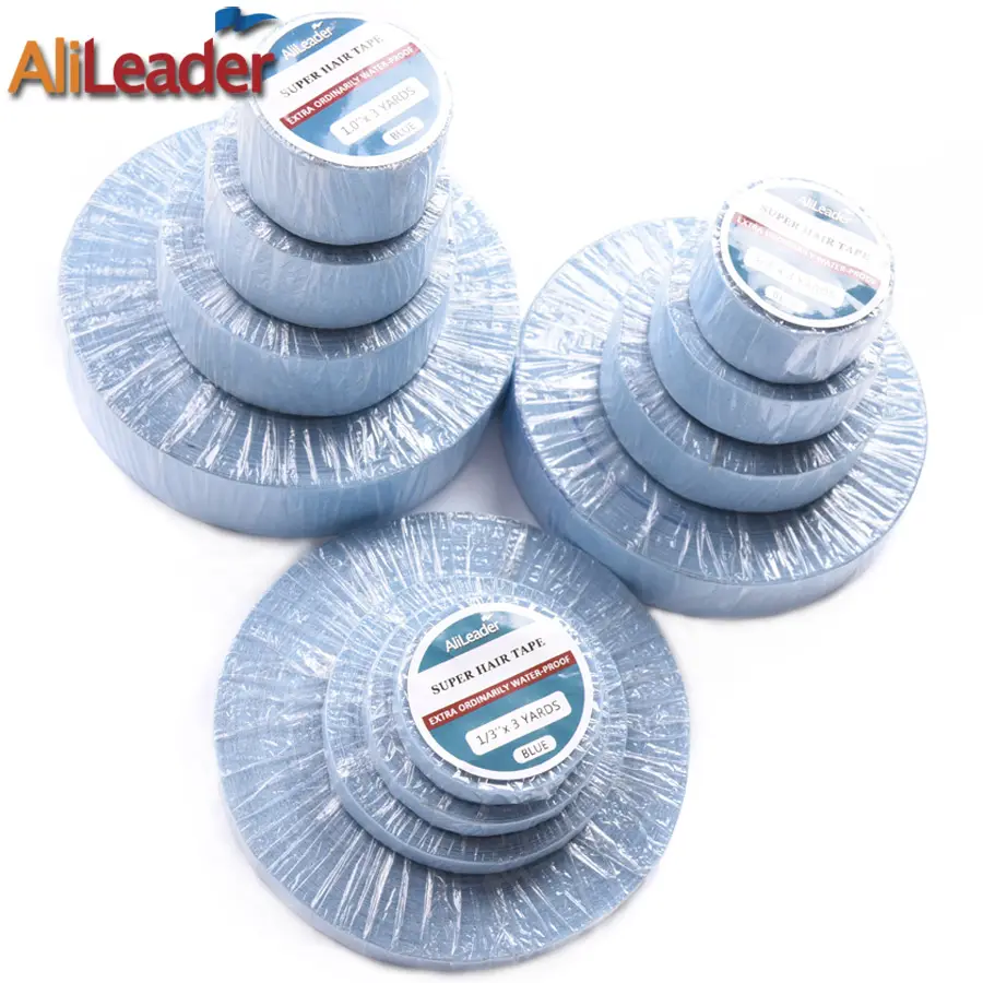 Alileader 3-36 Yards Super Tape Hair Extensions Zelfklevende Pruik Tape Kant Frontale Sluiting Lijm Sterke Huid Haar Tape Voor Toupet/Pruik