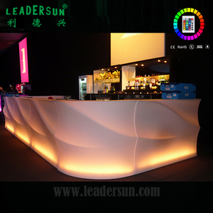 Bancone <span class=keywords><strong>Bar</strong></span> LED Portatile <span class=keywords><strong>da</strong></span> Esterno Impermeabile con 16 Colori e Effetto Ondulato - Product Image 2