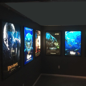 Boîte <span class=keywords><strong>à</strong></span> lumière LED en aluminium noir 27x40, cadre pour <span class=keywords><strong>affiche</strong></span> de film de cinéma - MEILLEUR RETOUR D'OPINION - Product Image 6