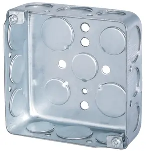 Pre-galvanized steel square metal 4x4 electric box