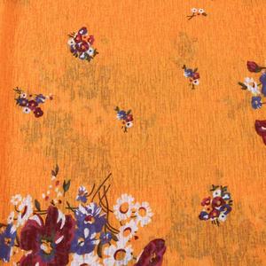 100% polyester doris orange <span class=keywords><strong>robe</strong></span> de mode petit imprimé jacquard tissu - Product Image 3