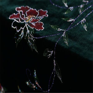 Berkualitas Sutra Logam Lurex Beludru Kain untuk Gaun Malam Lapisan Cheongsam - Product Image 6