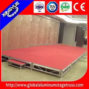 High Quality Indoor Aluminum Foldable Small Reception Stage