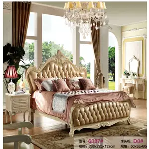 Modern Foshan Furniture Home King Size Wooden Bedroom Set