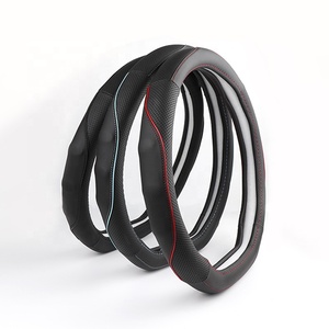 El más nuevo diseño universal <span class=keywords><strong>de</strong></span> 17 pulgadas accesorios <span class=keywords><strong>de</strong></span> coche <span class=keywords><strong>de</strong></span> <span class=keywords><strong>cuero</strong></span> genuino cubierta <span class=keywords><strong>de</strong></span> <span class=keywords><strong>volante</strong></span> - Product Image 5