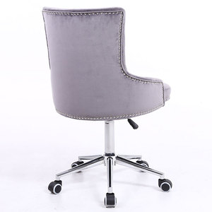 Barato al por mayor de Tela Gris en el brazo de la silla de oficina de alta - Product Image 4