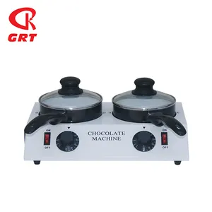 GRT-D20048 Double Pot Chocolate Melting Mesin 220 V/110 V