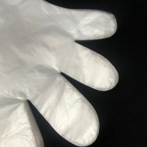 De grado de alimentos de jardín de plástico desechables guante HDPE cocina guantes - Product Image 2