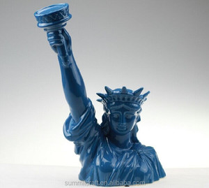 Américain <span class=keywords><strong>buste</strong></span> conception résine figurine <span class=keywords><strong>statue</strong></span> de la liberté décoration - Product Image 2