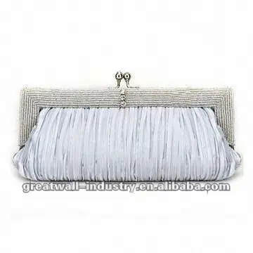 Evening Bag/Hot Wedding Handbag, Made of Satin, Eco-friendly