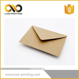 Top qualität braun kraftpapier customized gedruckt brown kraftpapier umschlag