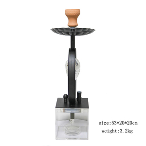 Narguilé narguilé narguilé tabac chicha narguilé shisha tabak led narguilé salon meubles inoxydable shisha - Product Image 5