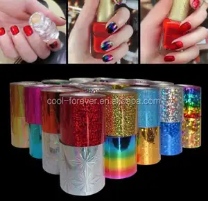 Promote Cheap price Fashion 52 Colors Stickers nail Decoration Nail Foil