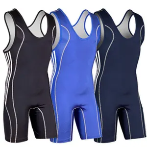 Custom new pro team Wrestling Top sport suit