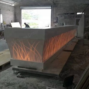 Văn Phòng Hiện Đại Dẫn Ánh Sáng Sử Dụng Bàn Tiếp Tân Salon Bàn Tiếp Tân - Product Image 2