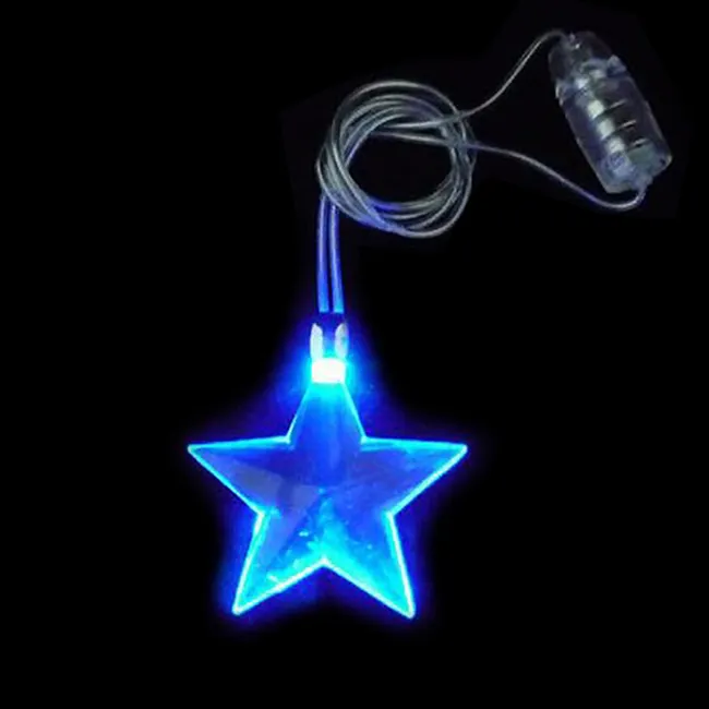 Collier cœur à Led pour la saint-valentin, pendentif lumineux, nouveauté, collier arbre de noël