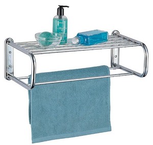 Porte-serviettes à double barre en acier inoxydable à montage mural de conception populaire - Product Image 4