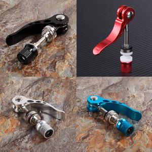 Abrazadera de asiento de bicicleta de aleación de aluminio, accesorios de bicicleta de montaña de liberación rápida con perno de pincho para tija de sillín de bicicleta - Product Image 2