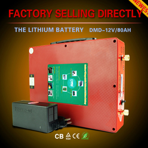Precio al por mayor ultra ligero y ultra delgada batería <span class=keywords><strong>de</strong></span> ciclo profundo 18650 12 v 80ah batería lipo para el coche eléctrico - Product Image 1