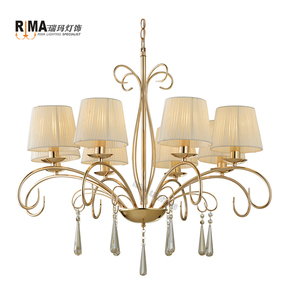 <span class=keywords><strong>RIMA</strong></span> iluminación moderna estilo francés oro tela de araña de cristal colgante <span class=keywords><strong>luz</strong></span> Cocina - Product Image 1