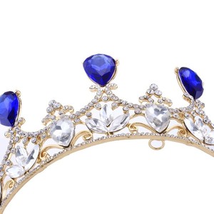 Corona da <span class=keywords><strong>Principessa</strong></span> in Cristallo Rosso <span class=keywords><strong>Tiara</strong></span> in Lega <span class=keywords><strong>Tiara</strong></span> Colorata AB - Product Image 5