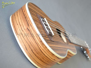 <span class=keywords><strong>Ukulele</strong></span> de <span class=keywords><strong>concert</strong></span> <span class=keywords><strong>Deviser</strong></span> UK24-65 en bois de zèbre de 24 pouces à prix avantageux - Product Image 5